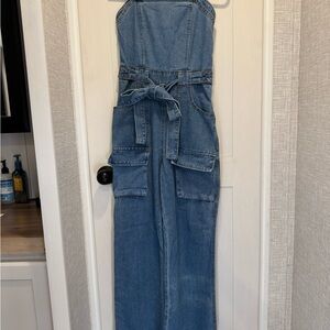 Sincerely Jules Blue Denim Jumpsuit